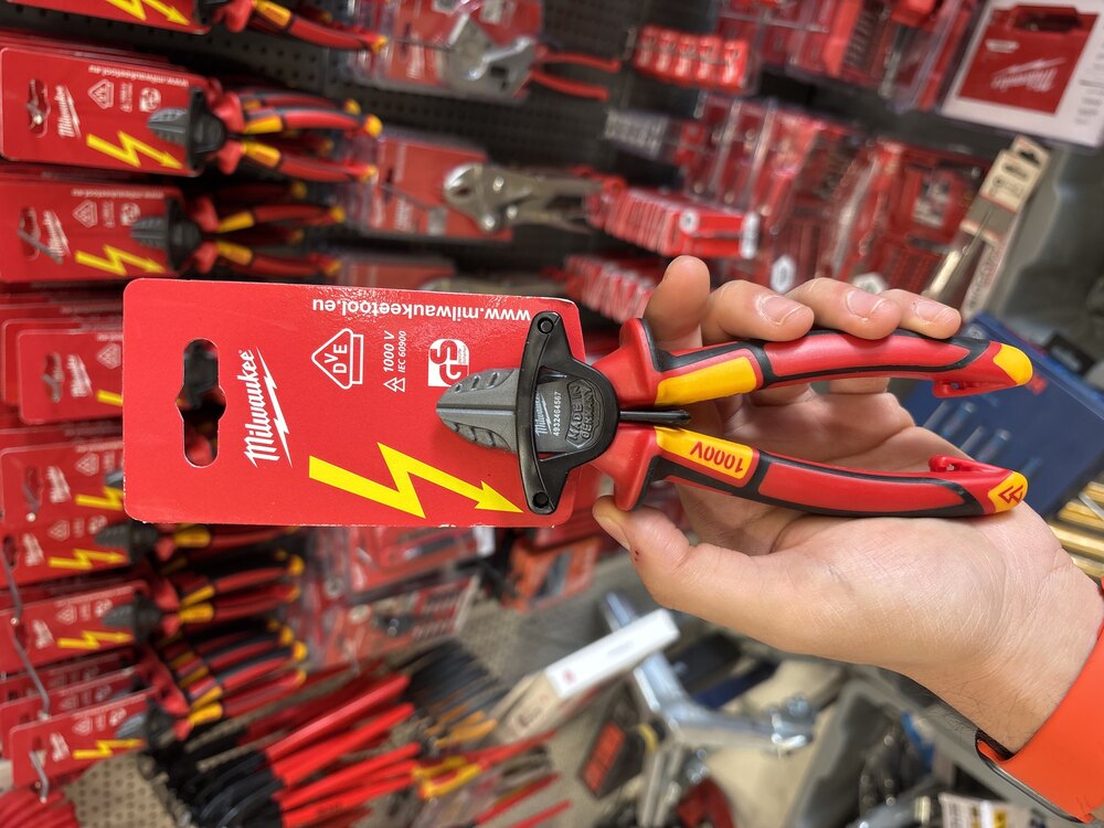 Milwaukee 160 MM Yan Keski VDE 1000 V Yüksek Kalite Made İn Germany