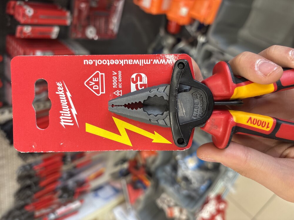 Milwaukee 180 MM Pense 1000 V VDE Made İn Germany ( Yüksek Kalite )