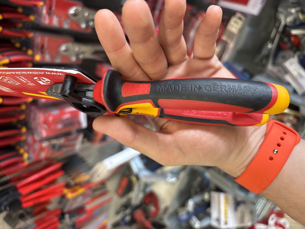 Milwaukee 160 MM Yan Keski VDE 1000 V Yüksek Kalite Made İn Germany
