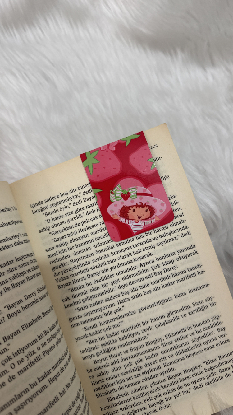 Çilek kız Kitap Ayracı