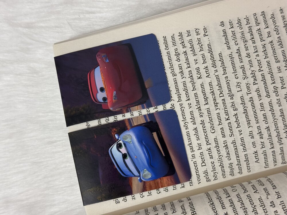 Şimşek Mcqueen ve Sally ayraç