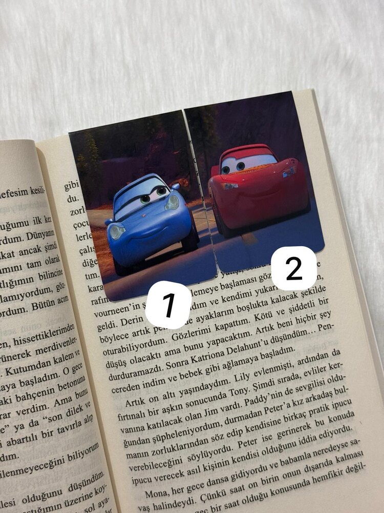 Şimşek Mcqueen ve Sally ayraç