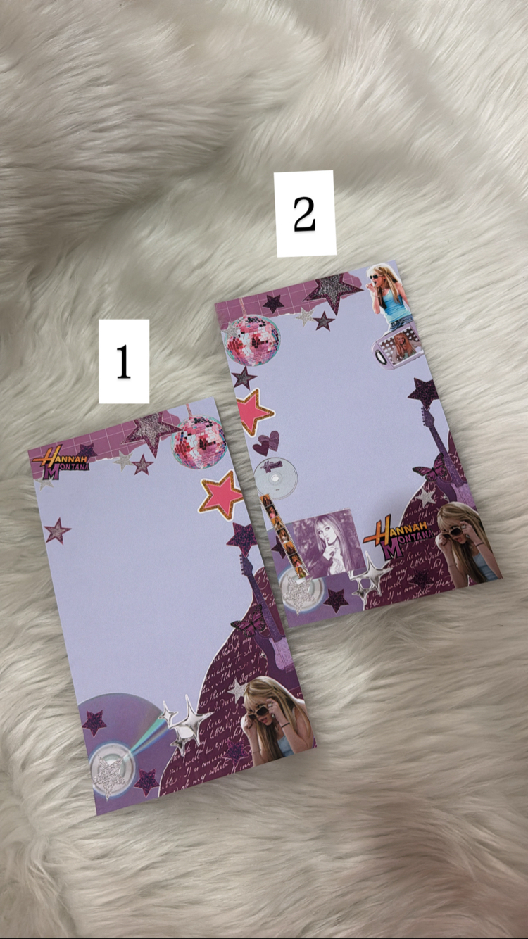 Hannah Montana notepad