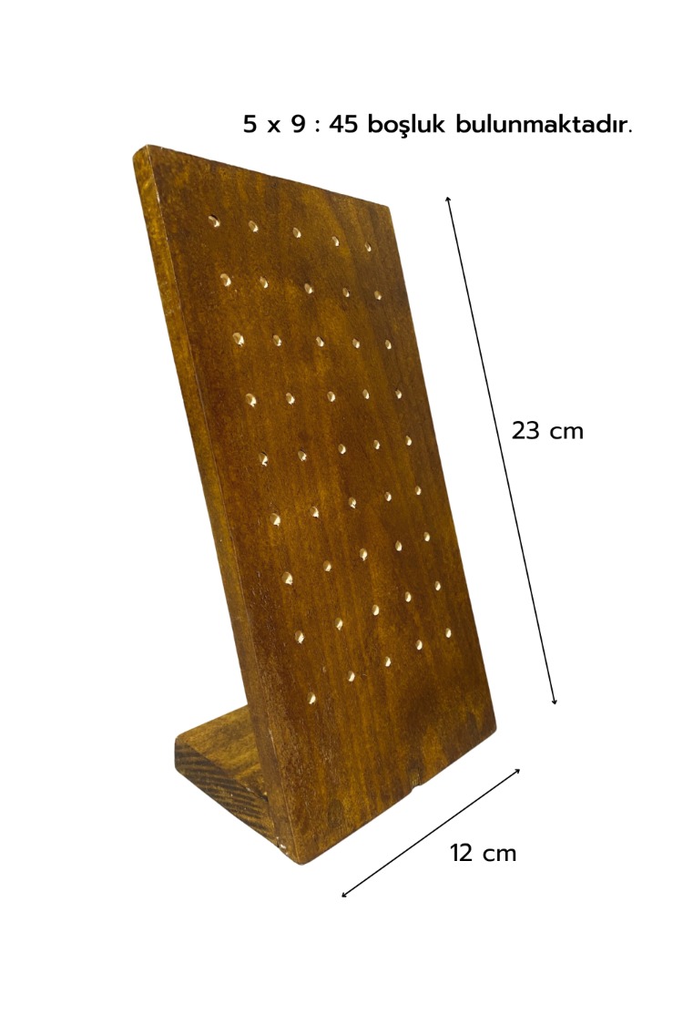Ahşap Küpe Organizer, Takı Düzenleyici