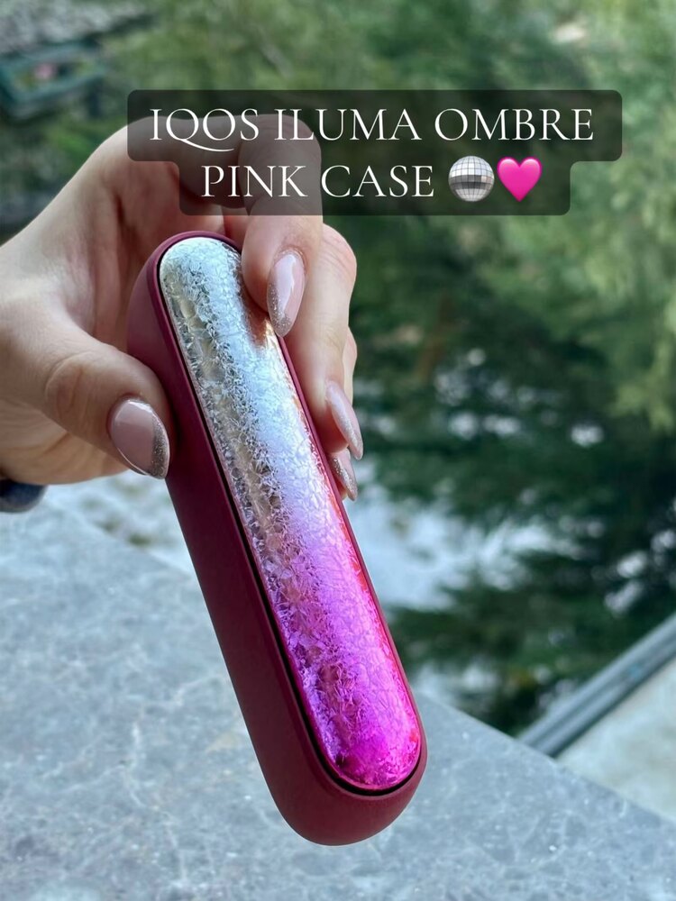 IQOS ILUMA OMBRE PINK KILIF (iqos’unuzun sadece üst kapağı içindir.)