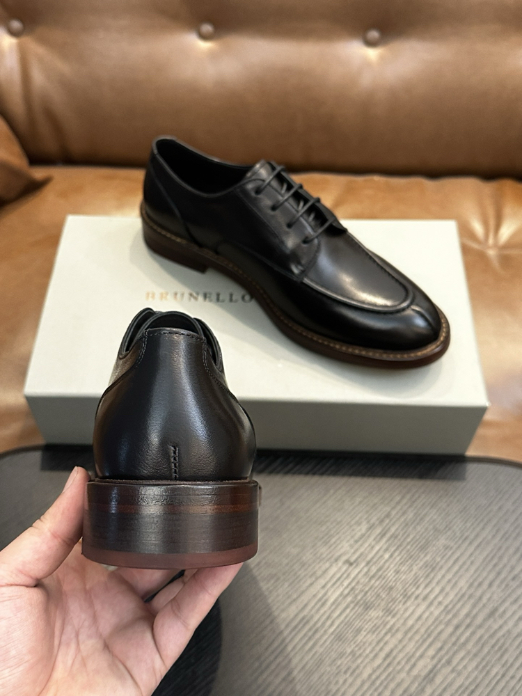 Brunello cucinelli leather shoes