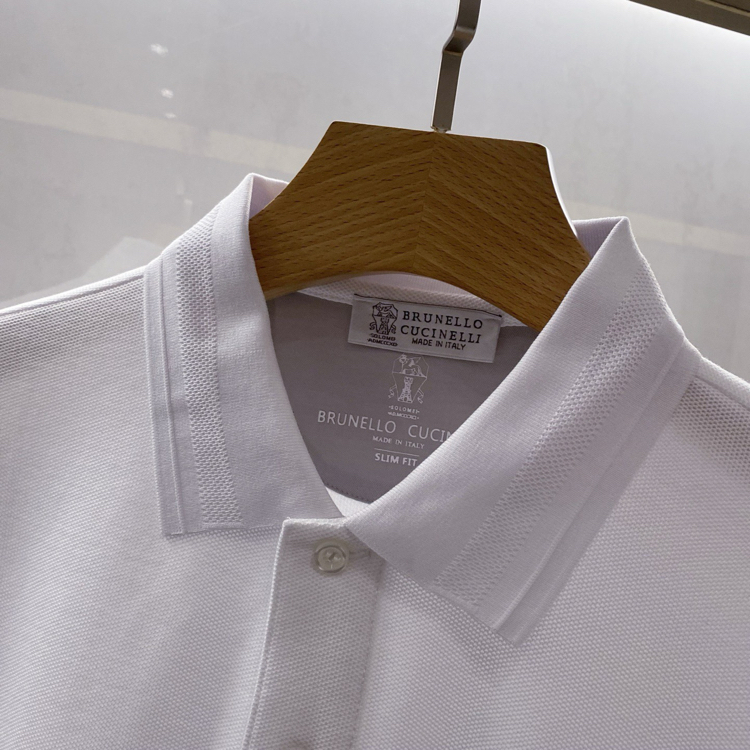 Brunello Cucinelli Polo Yaka T-shirt
