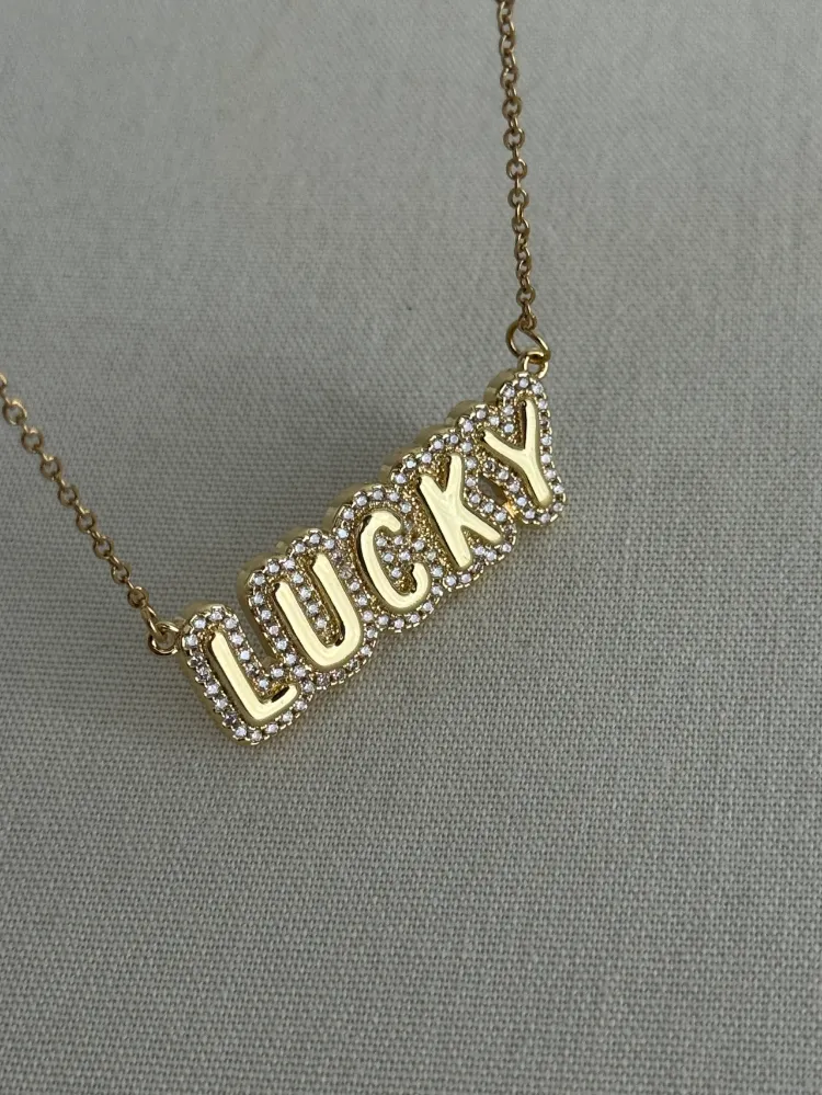 Çelik Lucky Kolye