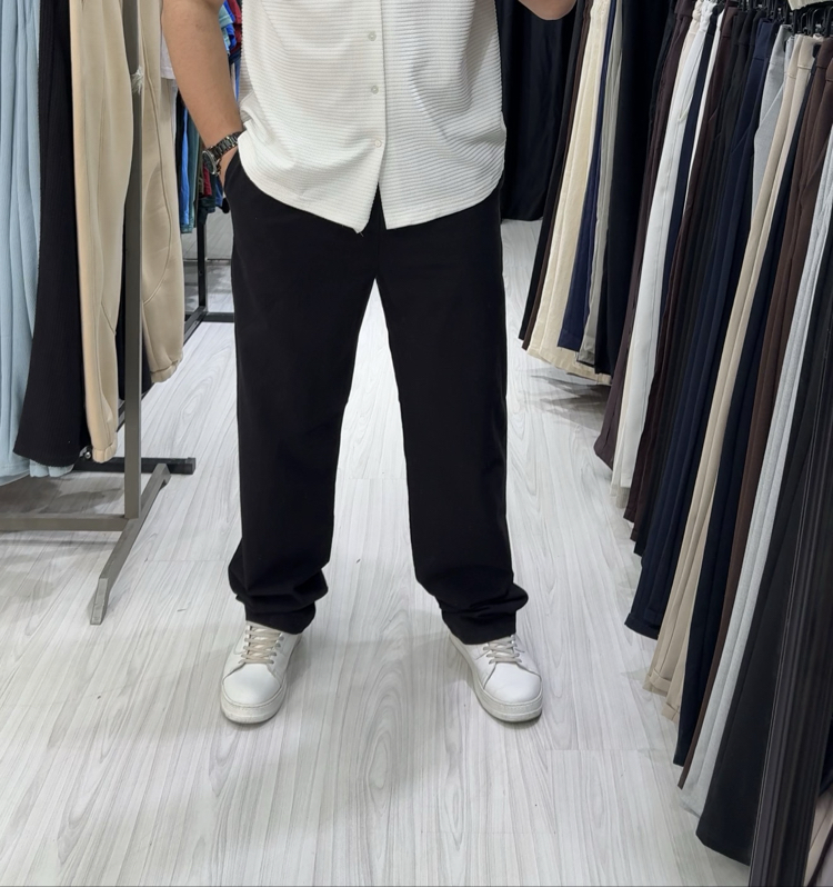 Keten pantolon yıkama kumaş
