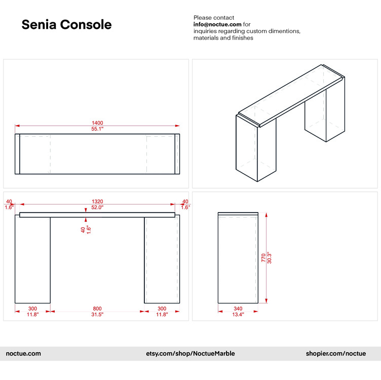 Senia Console Table