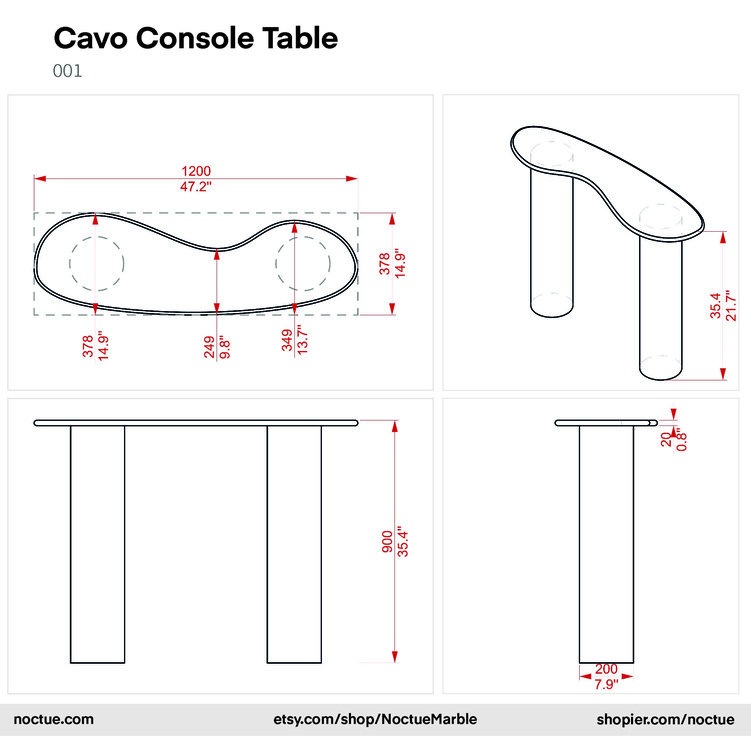 Cavo Dresser Console Table