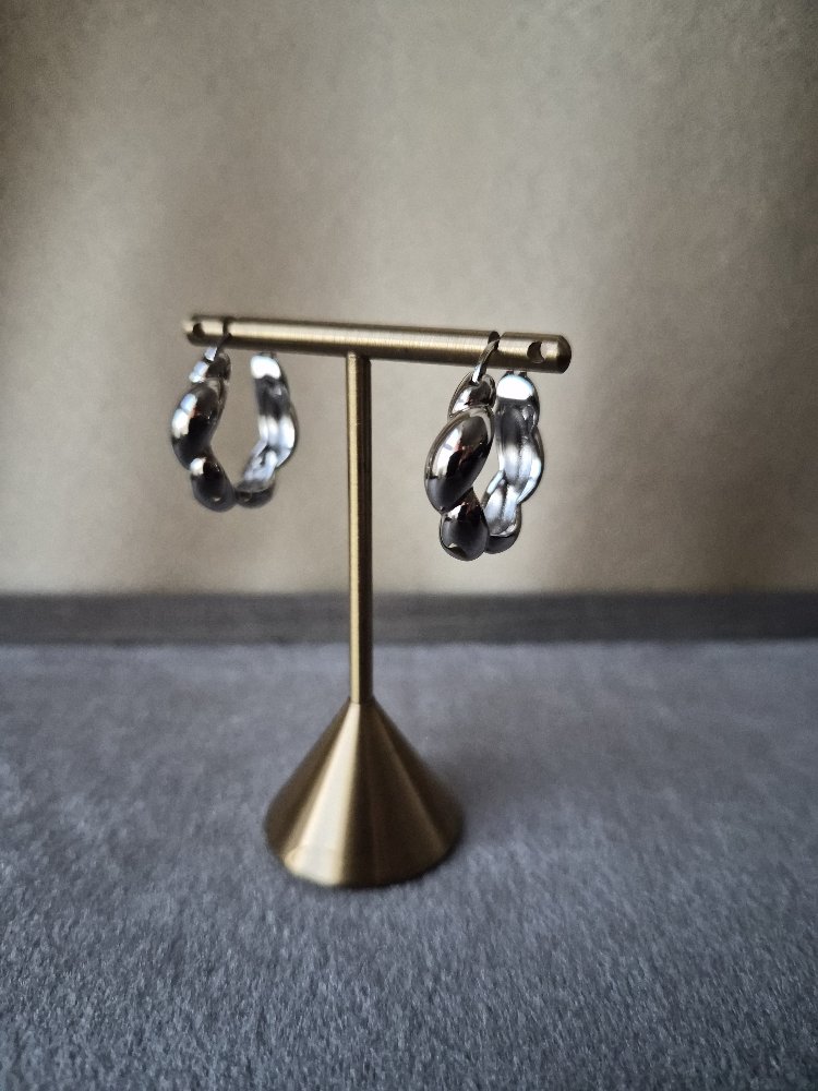 Silver Halka Küpe