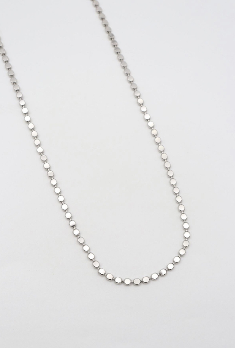 Silver ezme kolye