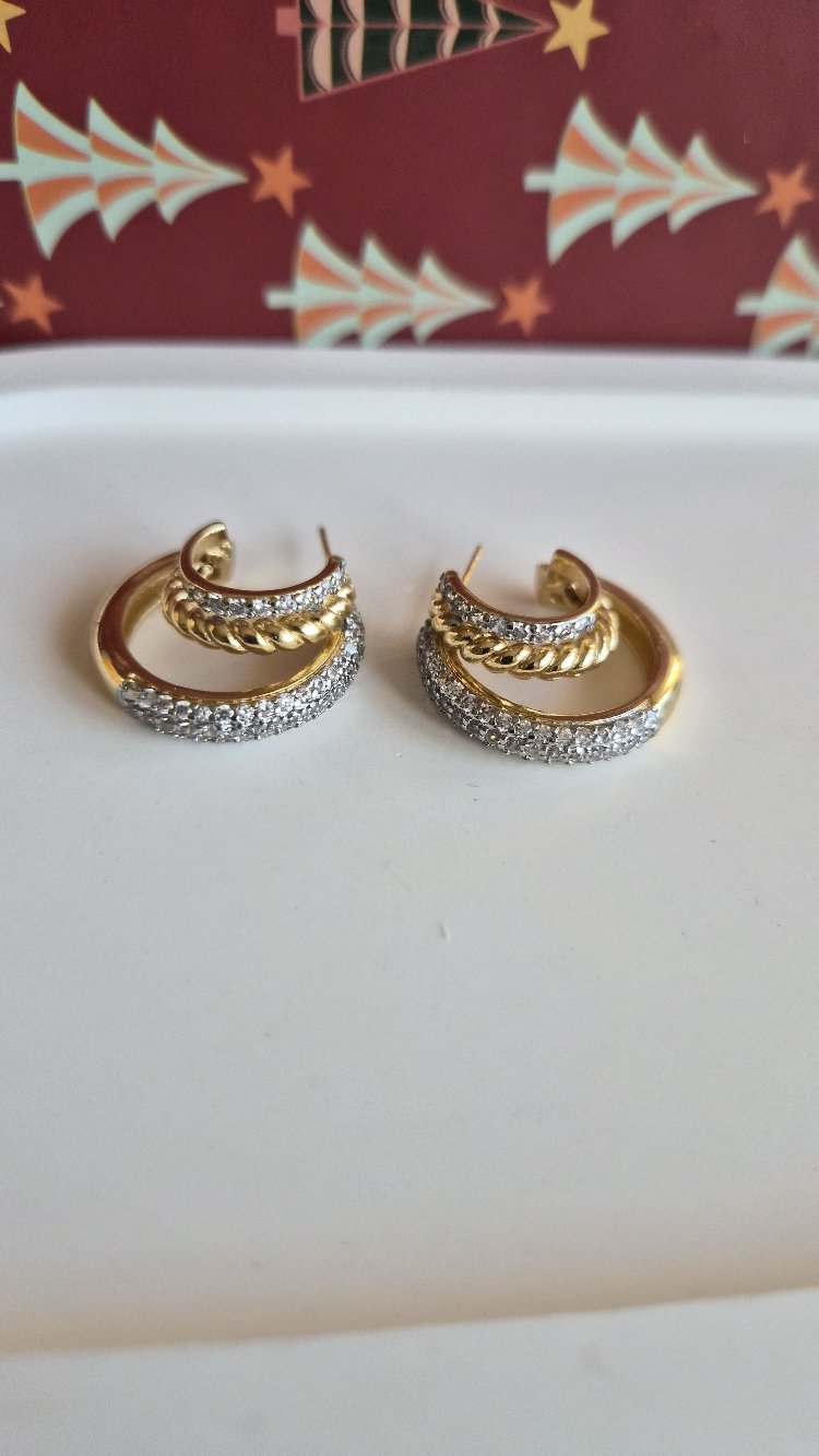 Çelik 14 k küpe