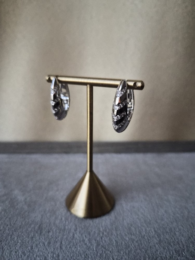 Zirkon Taş Detaylı Silver Küpe