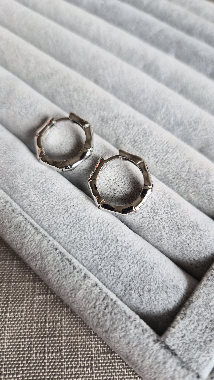 VIP Silver Kemik Küpe