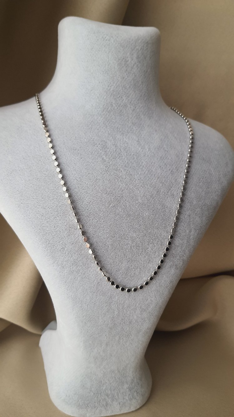 Silver ezme kolye