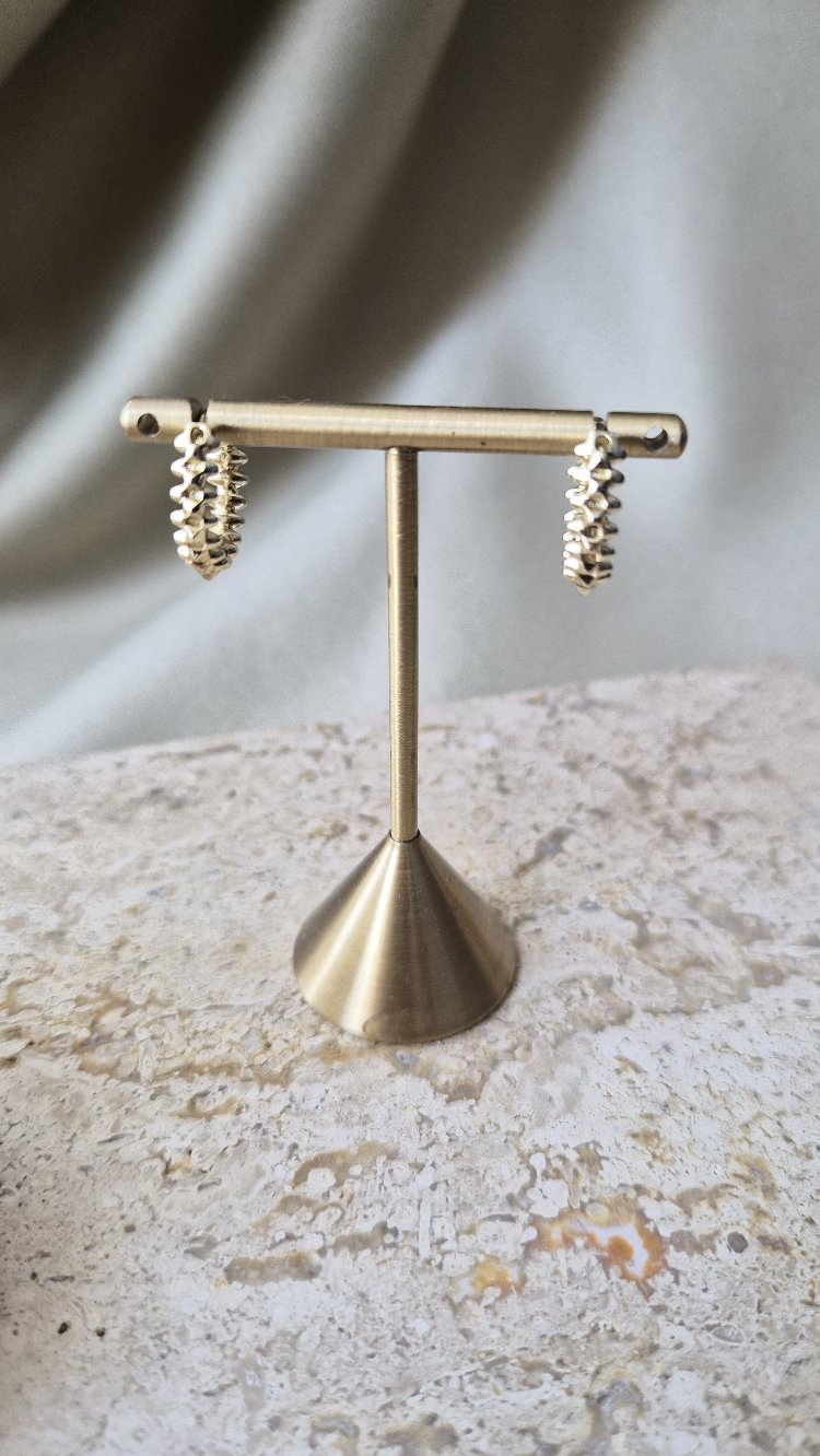 VIP 14K Minimal Halka Küpe