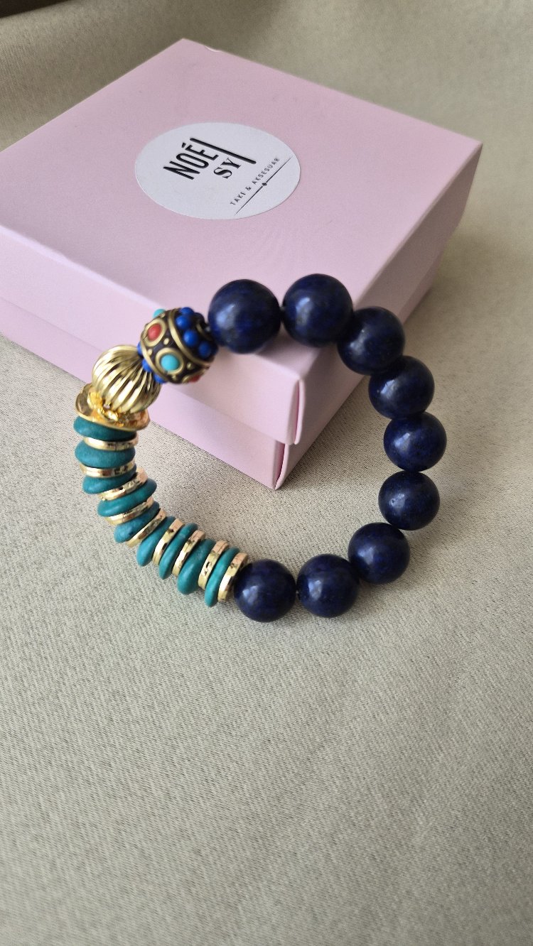Lapis Lazuli, Turkuaz Doğaltaş Bileklik