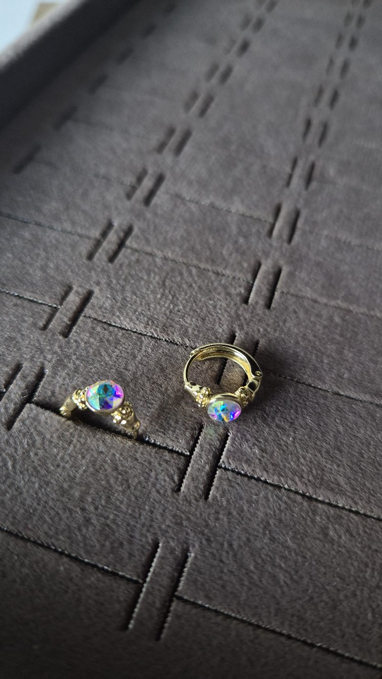 Swarovski Minimal Halka Küpe