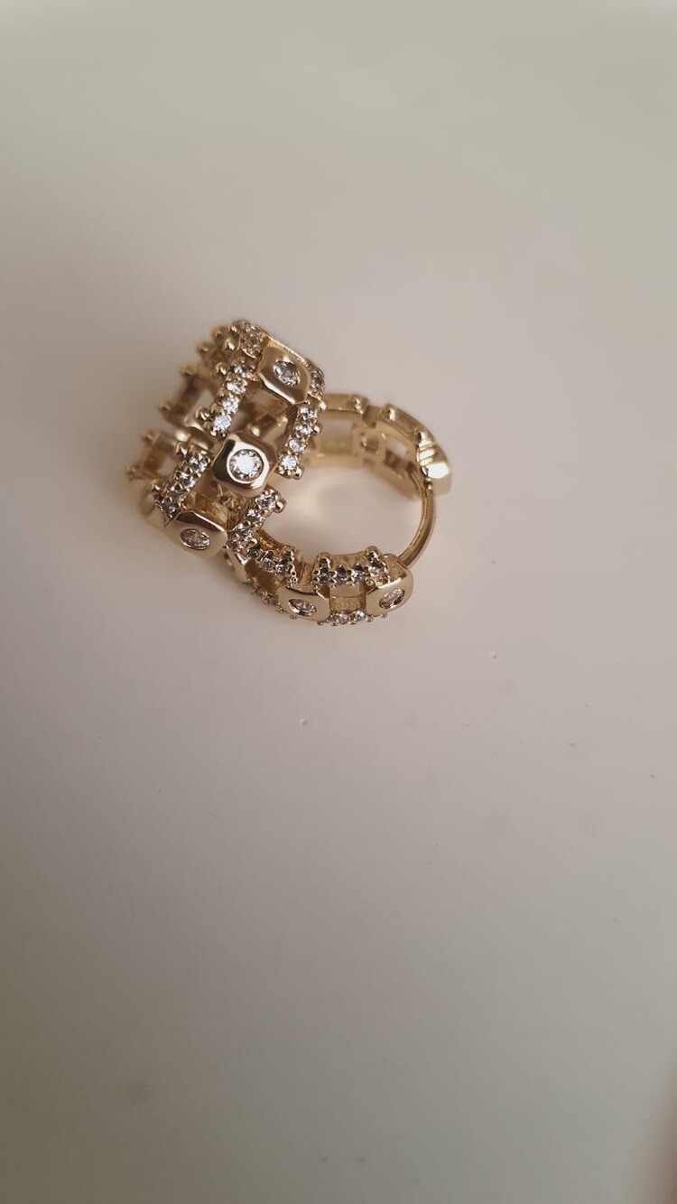  14K Çelik Küpe