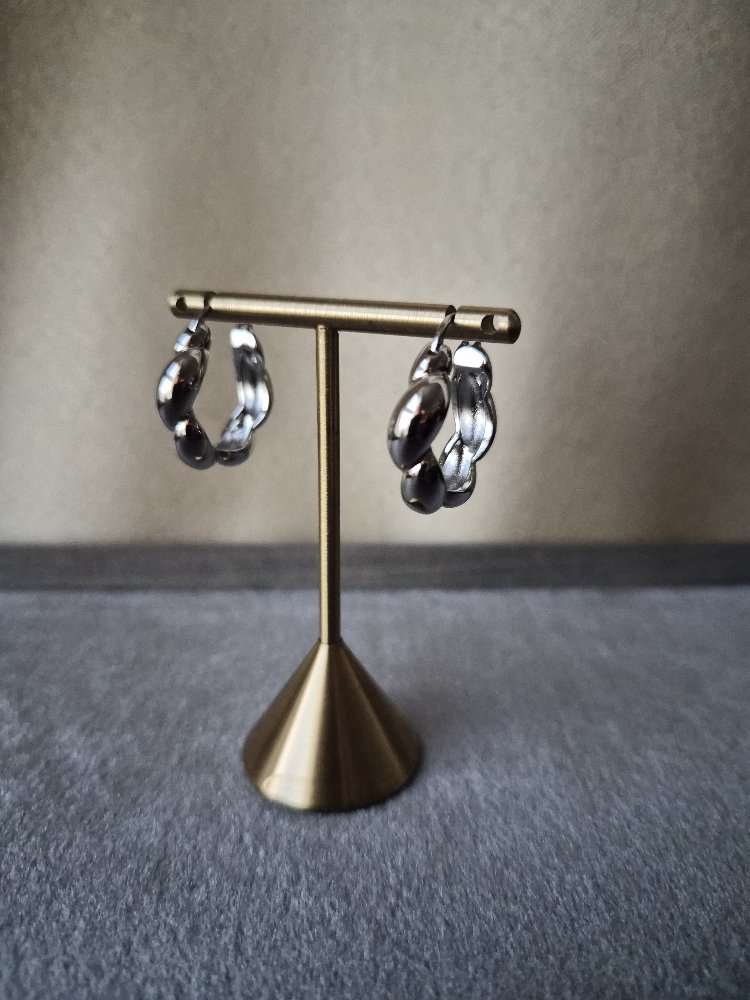 Silver Halka Küpe