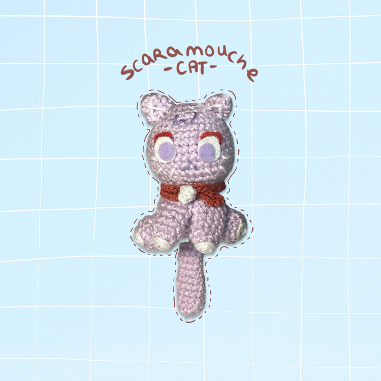 scaramouche cat anahtarlık | ön sipariş