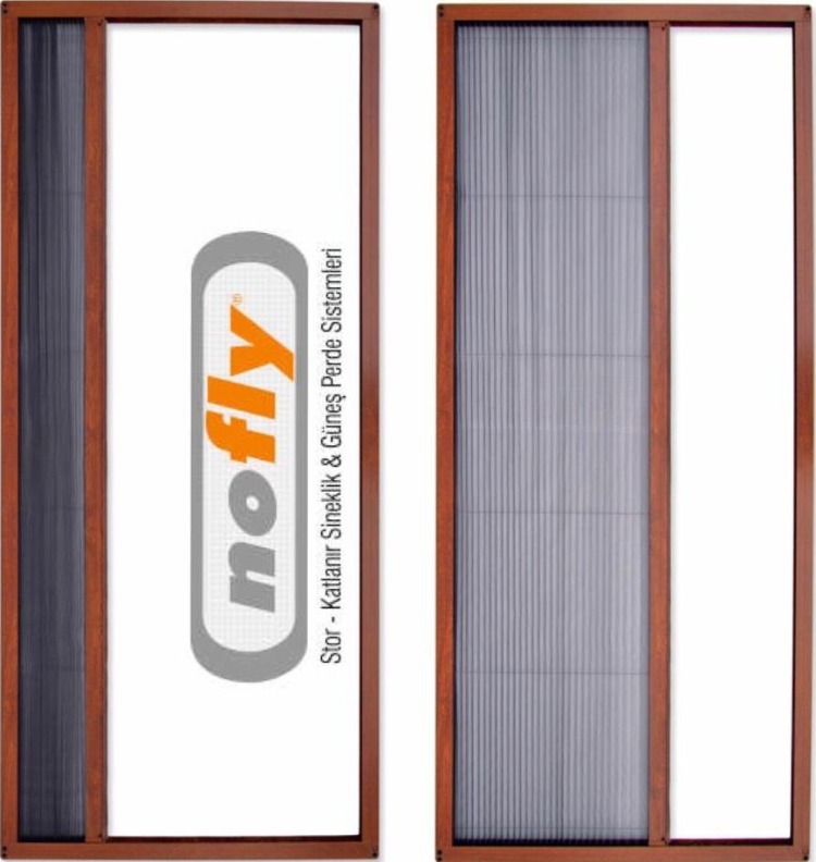 Nofly yatay çalışır en 60-100 * boy 180-225 boyalı renkli Sineklik