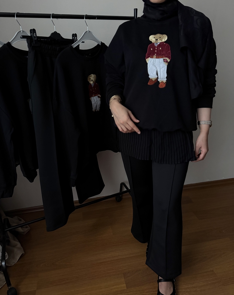 Teddy Ayıcıklı Sweatshirt