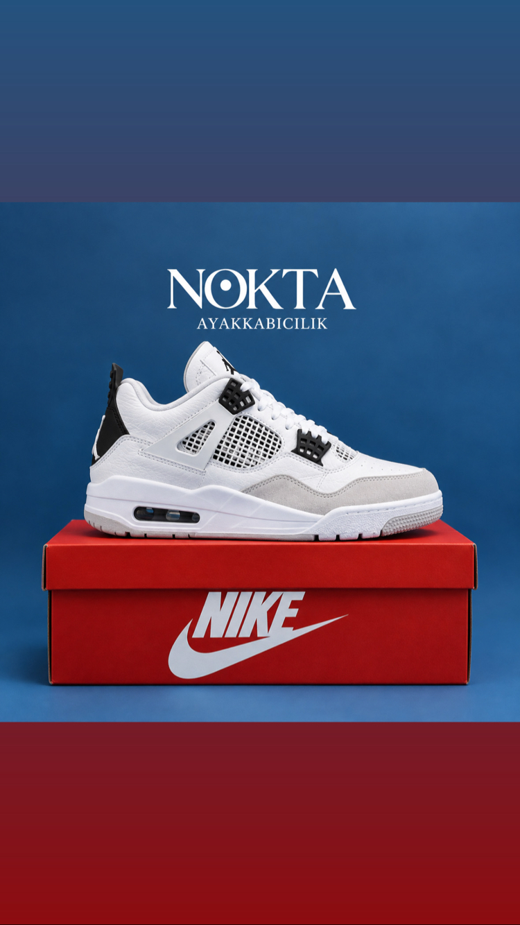 Nike AirJordan 4 Military Black (36-44)
