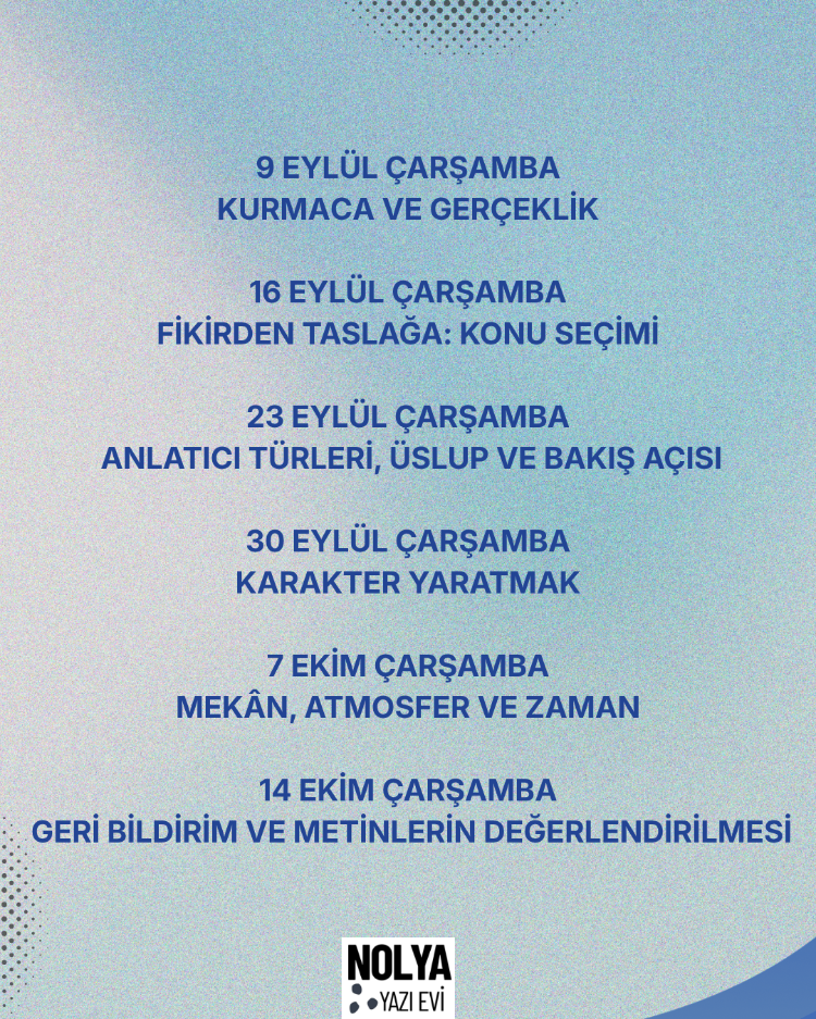 Kurmacaya Giriş Atölyesi