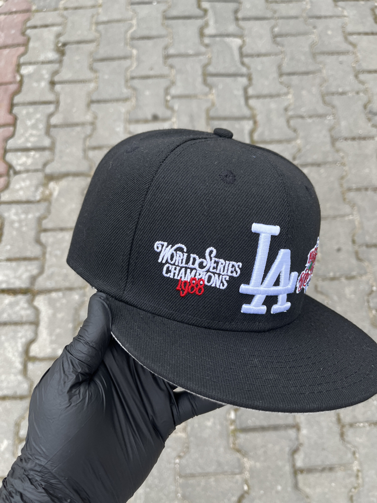 Los Angeles Dodgers 1988 World Series Black Fitted Cap