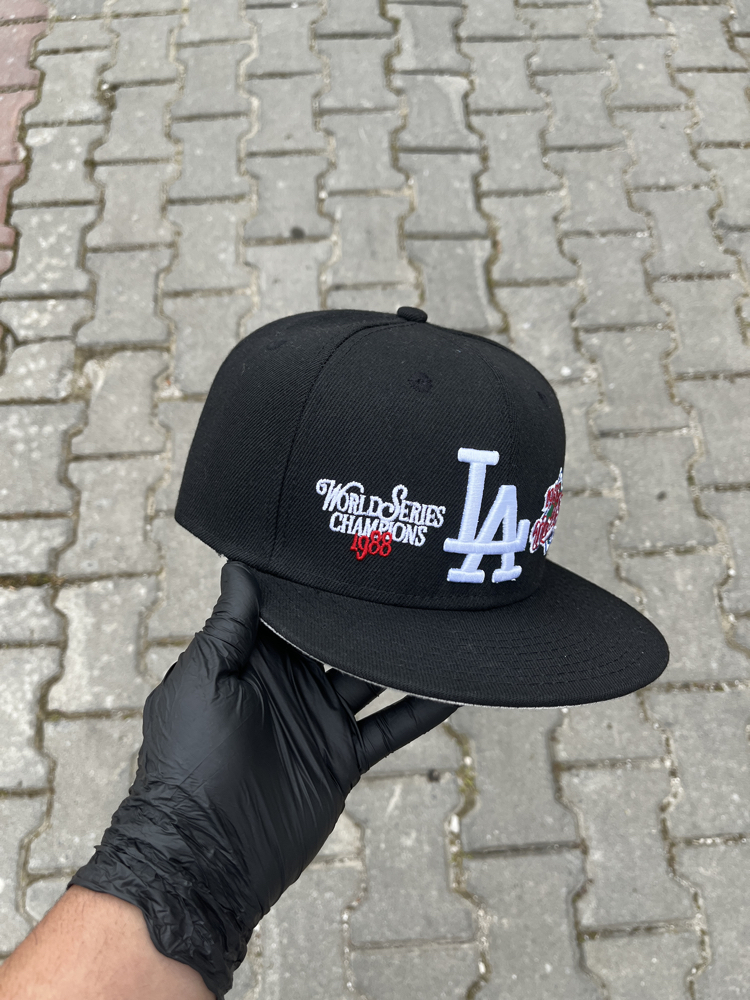 Los Angeles Dodgers 1988 World Series Black Fitted Cap