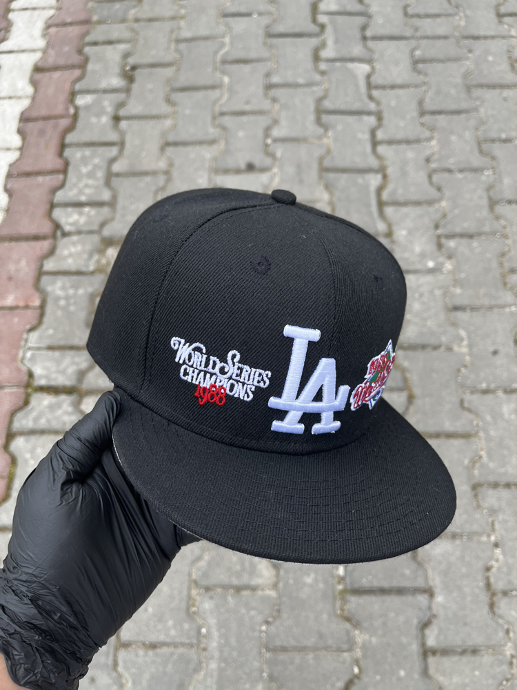 Los Angeles Dodgers 1988 World Series Black Fitted Cap
