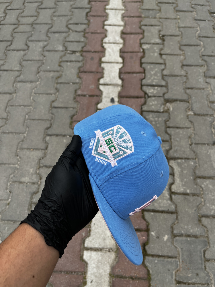 Los Angeles Dodgers Palm Tree Blue Fitted Cap