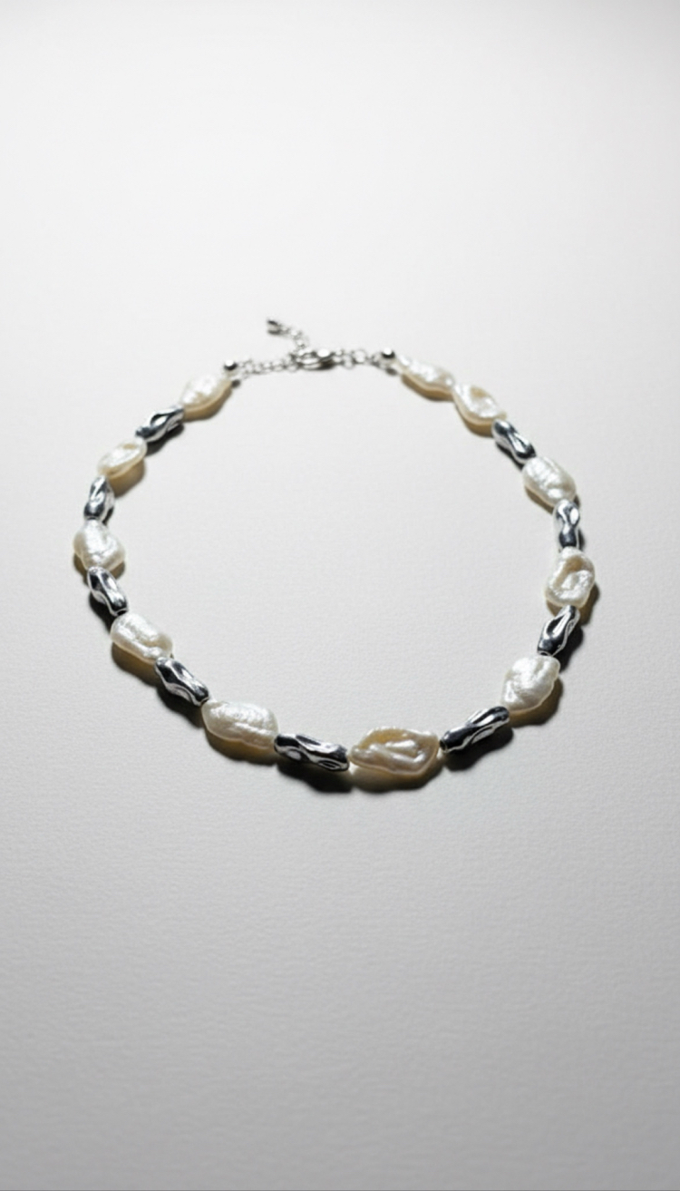 Silver İnci Kolye No:02–PN02