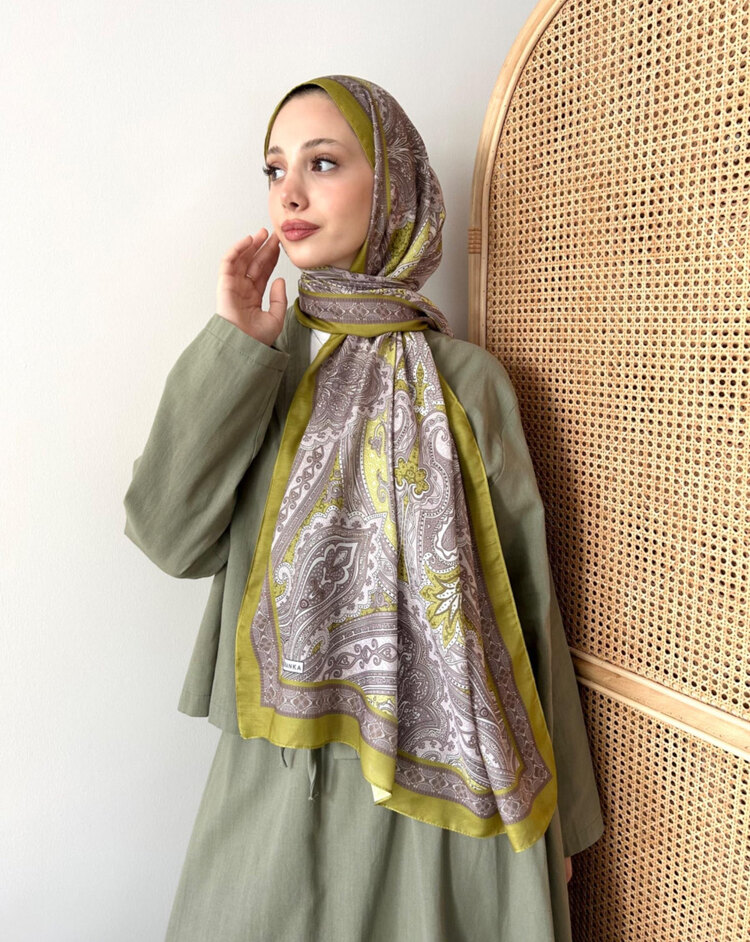 Etro desen fıstık yeşil 