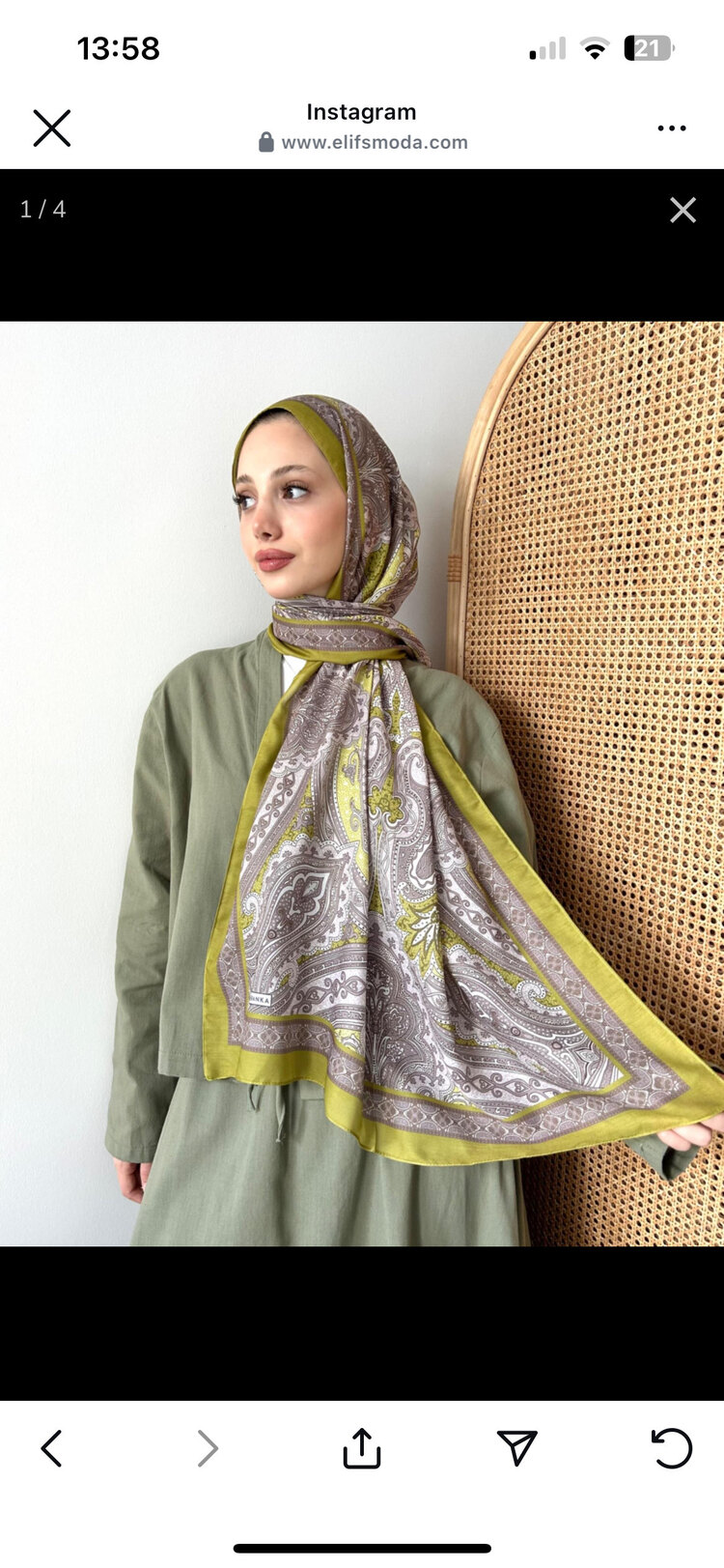 Etro desen fıstık yeşil 