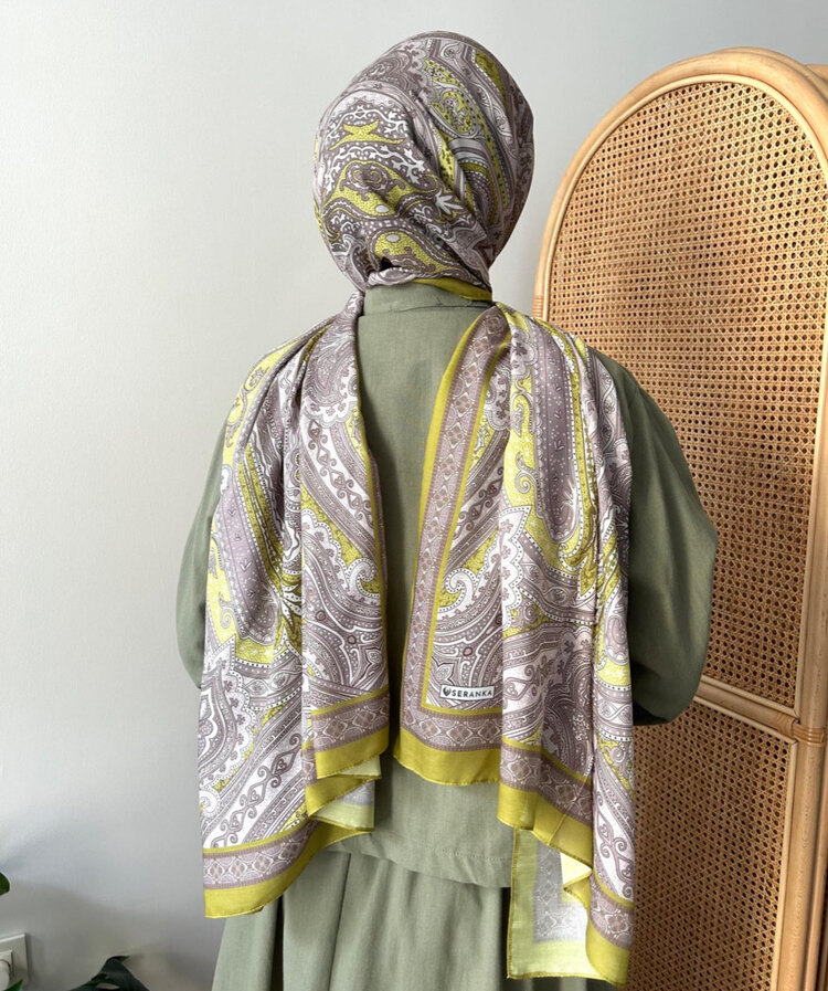 Etro desen fıstık yeşil 