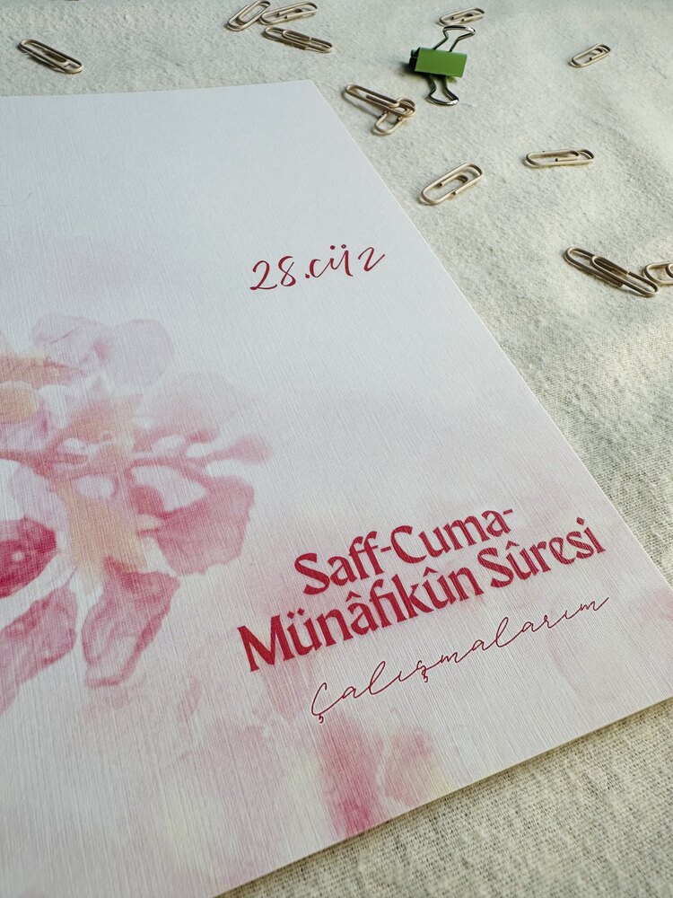 Saff-Cuma-Münafikun Sureleri (28.cüz)