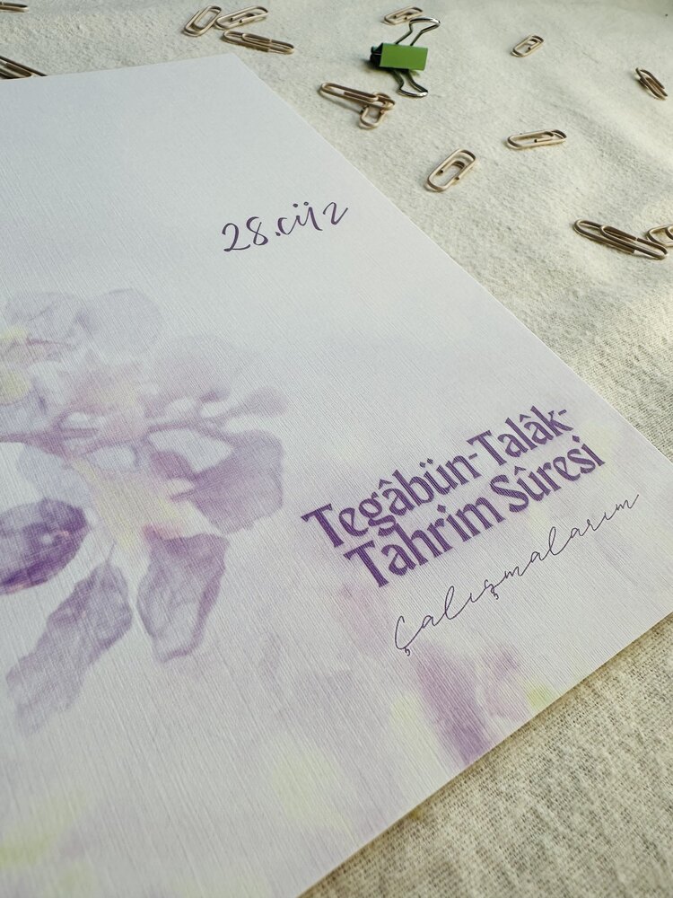 Tegabün-Talak-Tahrim Sureleri (28.cüz)