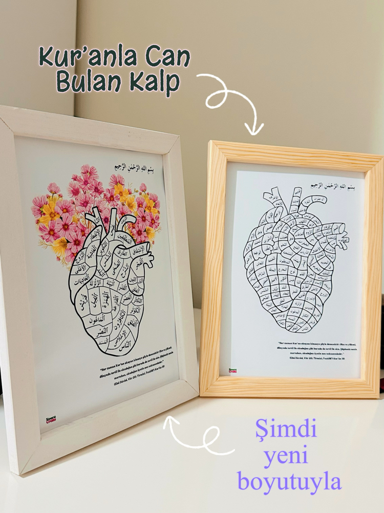 A5 boyut “Kur’anla Can Bulan Kalp”