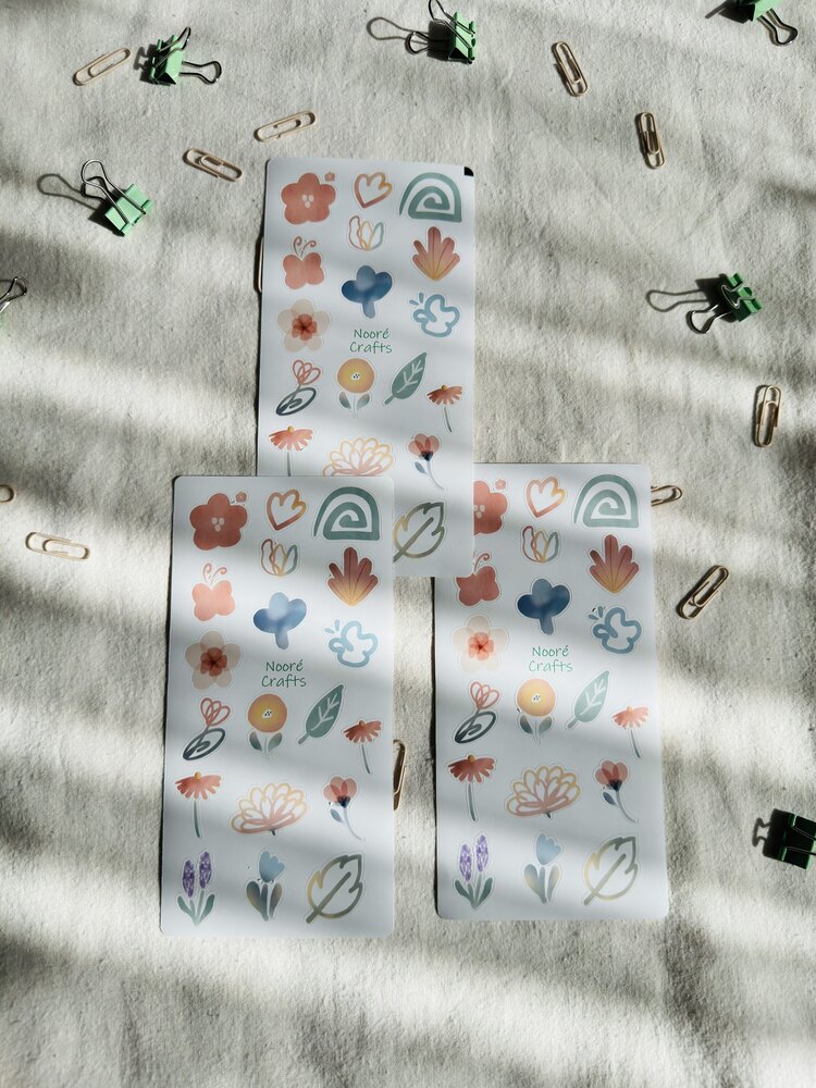 Soft Çiçek Sticker