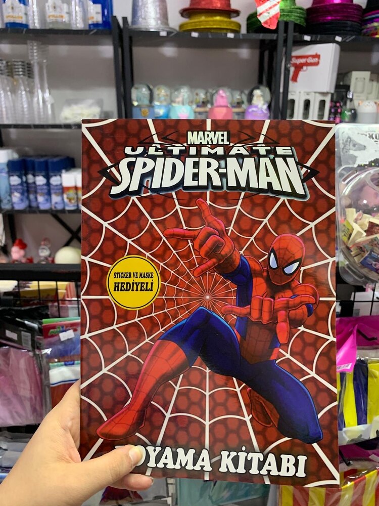 Spider-Man Boyama Kitabı