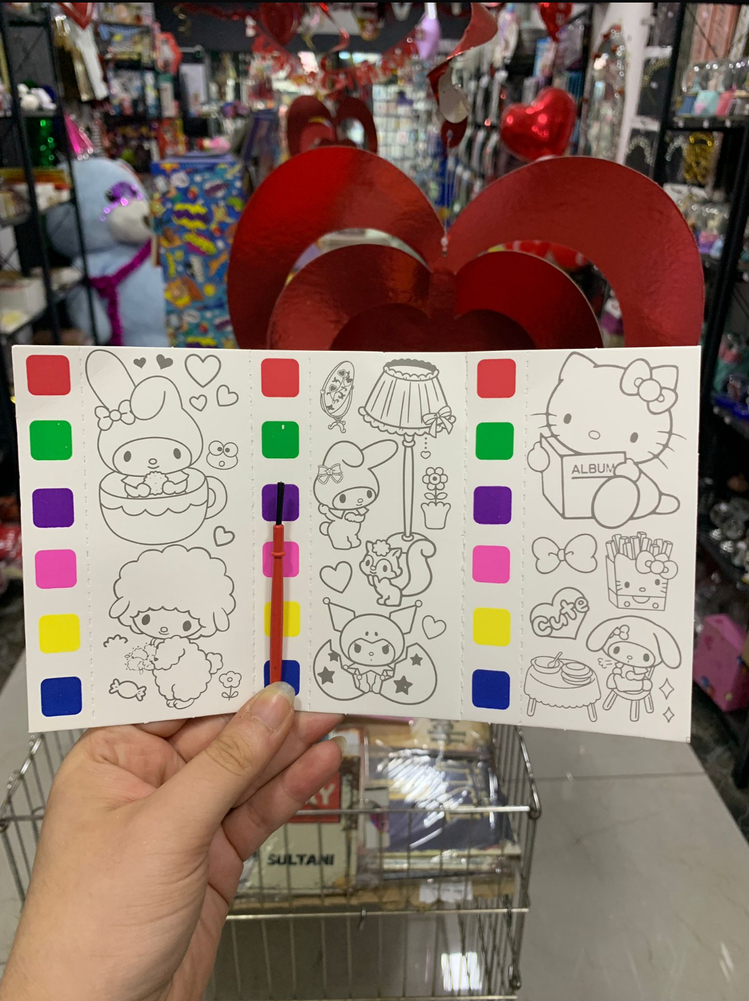 Sanrio Boyama Kartları