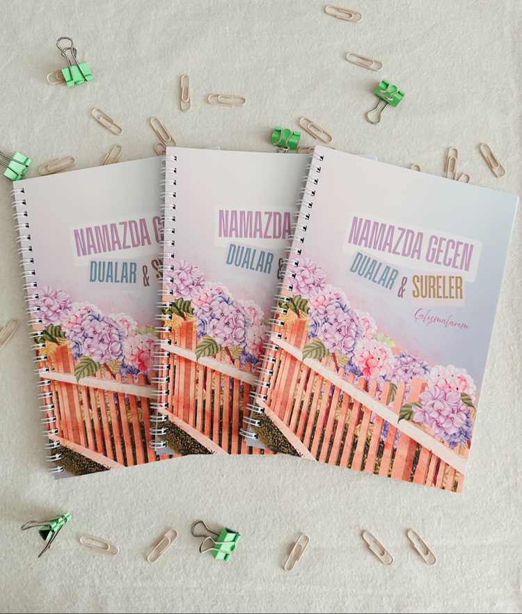 Namazda Okunan Dualar ve Sureler Defteri