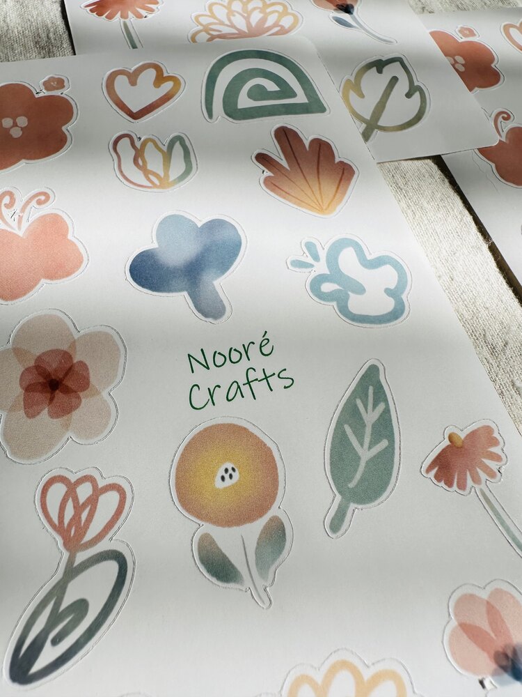Soft Çiçek Sticker