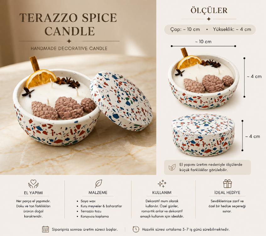 Terrazzo Spice Candle