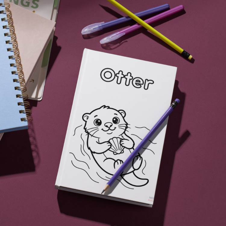 Nora Ocean Animals Boyama Kitabı (PDF Dijital Baskı)