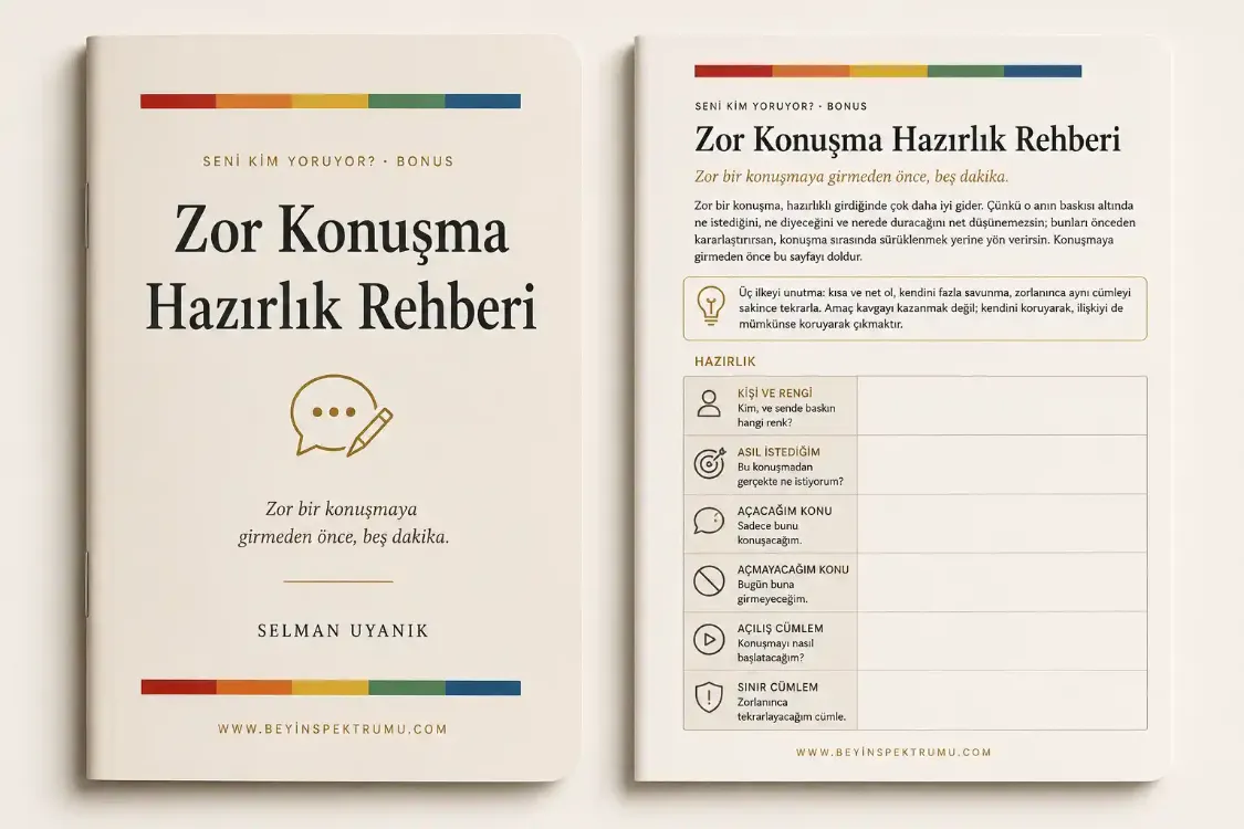 Seni Kim Yoruyor? – İlişkisel Etki Spektrumu Ön Satış Paketi - İlk 500 Kişi İçin
